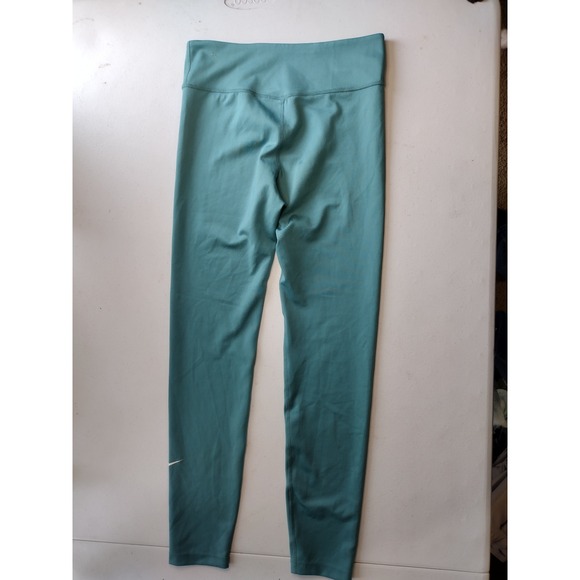 Nike Kids Girls Dri-FIT Teal Leggings Athletic Pants Size‎ L - Picture 3 of 5